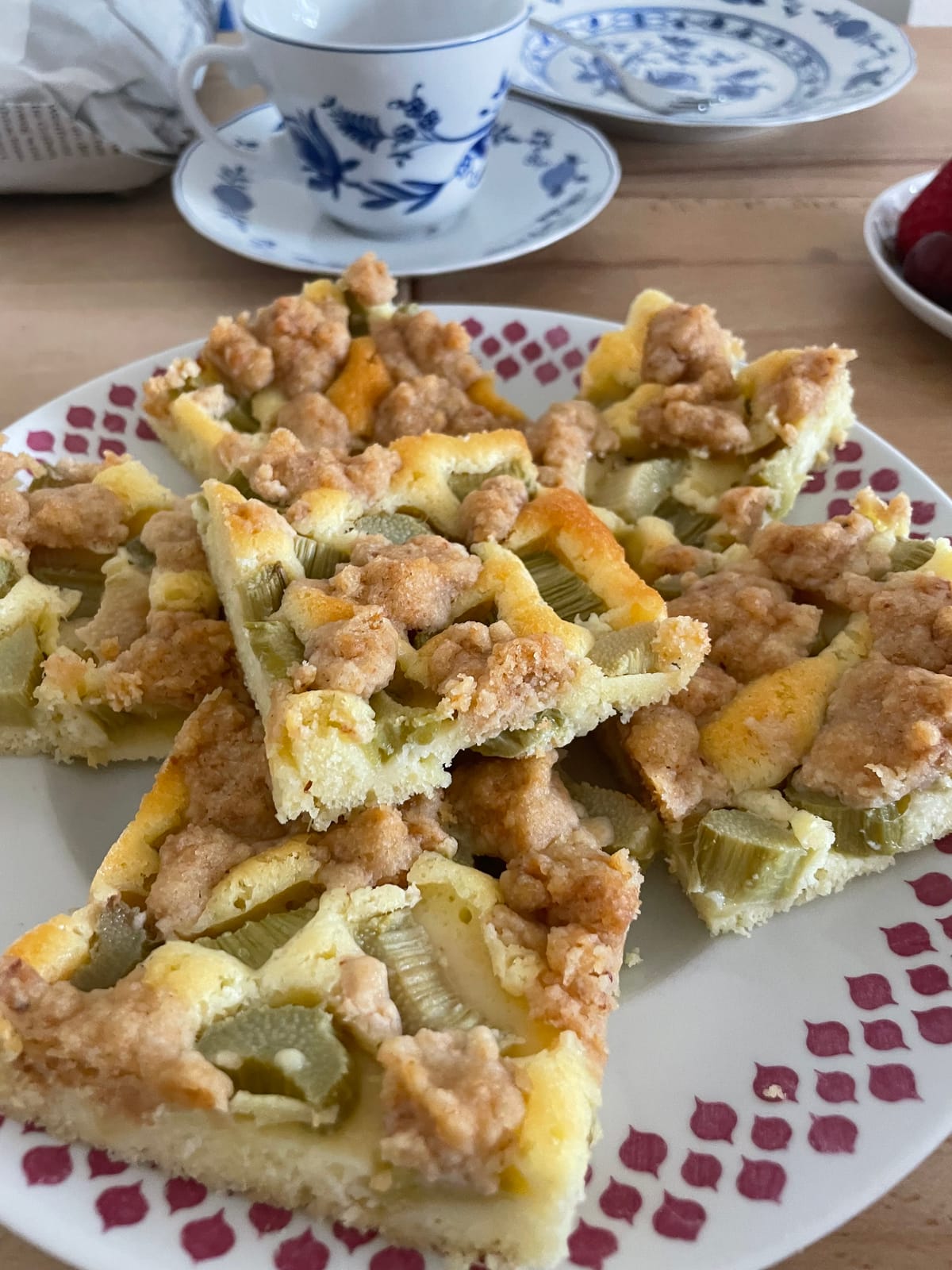 Rhabarber-Streusel-Kuchen